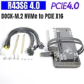 R43SG 4.0 Notebook Schede grafiche per PC portatile PCI-E esterno 4.0 x16 a M.2 NVMe 64Gbps PCIe 4.0 x4 eGPU GPU esterno Dock 25/50CM