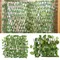 Artificial Garden Fence Retractable Expandable Fake Ivy Privacy Wooden Fence Vines Garden Plant Home
