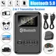 Car Audio Adapter FM Transmitter Music Receiver Wireless Extender Speaker With LED Screen Support TF