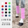 fleece bandages covalliero horse leg bandage equestrian equipment pink color horse riding fleece