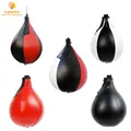 2023 New Boxing Speed Ball Pear Shape PU Speed Bag Boxing Punching Bag Swivel Speedball Exercise
