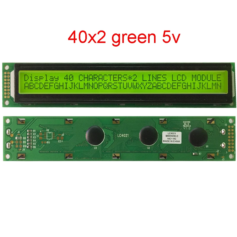 LCD Display 40x2 402A 4002A I2C Modul LC4021 anstelle von HD44780 LMB402C PC4002-B TM402C WH4002A freies schiff 1 stücke Image