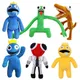 Hot Ро-блокс Rainbow Friends Plush Toy Little Blue Man Little Green Man Doll Doll Children's