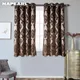 NAPEARL Short kitchen window grommet top treatments modern curtain for living room ready made