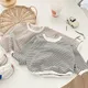Winter And Autumn Newborn Baby Girls And Boys Cotton Long-sleeved Cute O-neck Striped Baby Tee