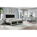 Rosdorf Park Iskander 4 Piece Bedroom Set Upholstered in Gray/Black | 67 H in | Wayfair 37B466CECDD445048A0868FBA7F25488