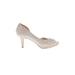 Kelly & Katie Heels: Silver Marled Shoes - Women's Size 7 1/2