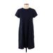 J. McLaughlin Casual Dress - Shift: Blue Dresses - Women's Size Medium