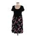 Torrid Casual Dress - Sheath Scoop Neck Short sleeves: Black Print Dresses - Women's Size Medium Plus