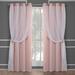 ATI Home Catarina Layered Curtain Panel Pair with grommet top