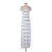 Splendid Casual Dress - Maxi: Blue Stripes Dresses - Women's Size X-Small