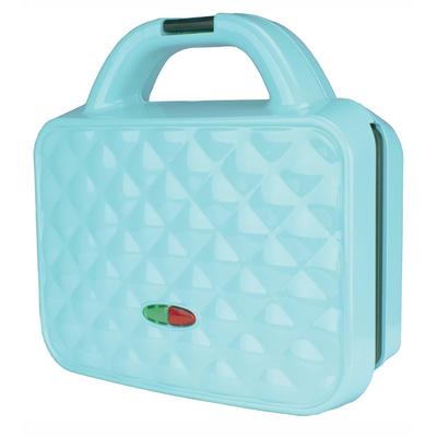 Brentwood Couture Purse Non-Stick Dual Waffle Maker in Blue with Indicator Lights - N/A