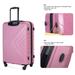 20" Carry on Suitcase 24" Luggage 28" High Capacity Trunks, Pink