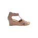 Adrienne Vittadini Wedges: Tan Shoes - Women's Size 9