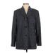 Liz Claiborne Coat: Gray Tweed Jackets & Outerwear - Women's Size Medium