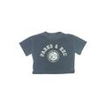 Gap Kids Short Sleeve T-Shirt: Gray Marled Tops - Size 14