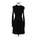 Free People Casual Dress - Sweater Dress: Black Dresses - Women's Size Small