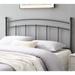 Tyler Arched Twin Size Grey Metal Headboard