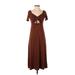 Old Navy Casual Dress: Brown Dresses - Women's Size X-Small