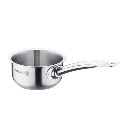 Korkmaz Gastro Proline 1.5 Liter Stainless Steel Saucepan in Silver - 1.5 Liter