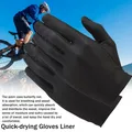 Gants de conduite de cyclisme taille utile doublure noire gants fins intérieurs gants de moto