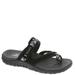 Skechers USA Reggae-Great Escape - Womens 8 Black Sandal Medium