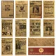 Harry Potter-Affiche de Journal Ancien de l'École des Sor32.dll Stickers Muraux Vintage en Papier