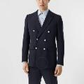 Navy Double-breasted English Tailored Jacket