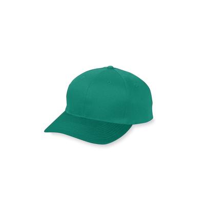Augusta Sportswear 6206 Youth Six-Panel Cotton Twill Low-Profile Cap in Dark Green