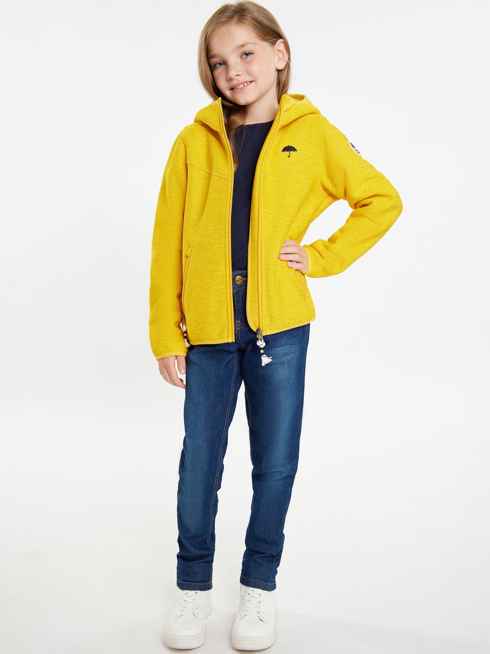 Schmuddelwedda Mädels Blouson + Tagesrucksack Mädchen gelb, 140 Image