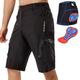 Herren Innenhose Fahrrad MTB Hosen Radlerhose Fahrradhose Fahrradshorts Fahhrad Gepolsterte Shorts / Gämse Unten Formschluss MTB Mountain Rennrad Sport Wasserdicht 3D-Pad Schnelltrocknend