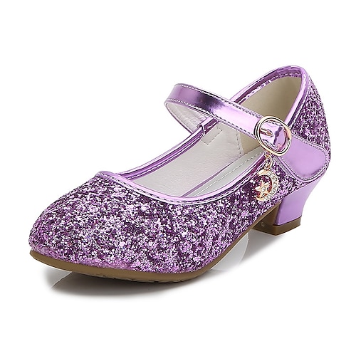 Buchwoche 2026 Schneekönigin Eisig Märchen Prinzessin Elsa Schuhe Pailletten for Mädchen Kinder Karneval Maskerade Image