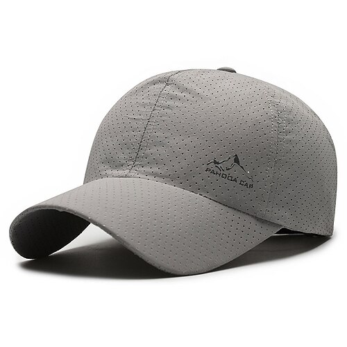 Herren Cap Basecap Sonnenhut Kappe Schwarz Weiß Polyester Modisch Brautkleider schlicht Strasse Täglich Berg Einstellbar Sonnenschutz Atmungsaktiv Image
