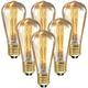 6pcs 3pcs Retro Dimmable Edison Bulb E27 40W Gold Spiral Filament ST64 Ampoule Lamp Incandescent Chandelier Decorative Lightin