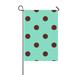 Polka Dot Garden Flag Double Sided Vintage Black White Spot Doodle Polka Dots House Flags Home Decor for Outdoor Lawn Terrace