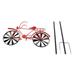 Bike Wind Spinners Vintage Bicycle Metal Wind Spinner Vintage Style Stake Decoration for Yard Garden Red