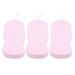 Guichaokj 3 Pcs Bath Sponge Exfoliator Kids Baby Cleaning Scrubber Supple Shower Body Pink Pva Child