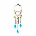 Sueyeuwdi Wind Chimes For Outside Memorial Wind Chime Outdoor Wind Chime Unique Tuning Relax Soothing Melody Sympathy Wind Chime For Mom And Dad Garden Patio Patio Porch Home Decor Blue 15*15*4cm