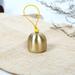 Sueyeuwdi 1 Bell for Relaxation Wind Bell Country Bell Rope Copper Garden Bell Vintage Metal Bell Outdoor Windbell Diy Material Room Decor Home Decor 3.5*3*3cm