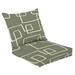 Outdoor Deep Seat Cushion Set 24 x 24 Abstract Organic Shapes Seamless Pattern Pastel boho minimalist mid Deep Seat Back Cushion Fade Resistant Lounge Chair Sofa Cushion Patio Furniture Cushion