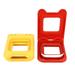 2 Pcs Red and Yellow Square Sandwich Cutter Stainless Steels Sandwich Cutters Set Sandwich Cutting Mold