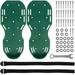Lawn Aerator Shoes Manual Lawn Aerator with Sharp Spike Adjustable Spiked Aerating Sandals Reusable Plastic Lawn Aerator Sandals Lawn Equipment Tool for Yard Patio Garden Lawn