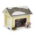 Christmas Village House LED Lighted Desk Building Resin House Statue Ornaments for Tabletop Centerpiece Fireplace Mantel