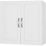 KEERDAO FRG231-W White Bathroom Kitchen Wall Cabinet Garage or Laundry Room Wall Storage Cabinet White Stipple Linen Tower Bath Cabinet Cabinet with Shelf