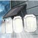 Konghyp Solar Security Lights Patio Yard Lights ï¼Œ5 Adjustable Head Solar Motion Sensor Light Led Solar Outdoor Lights Rotatable Waterproof Solar Security Flood Light
