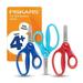 Fiskars Kids Scissors Scissors for School Safety Scissors Blunt Tip Scissors 5 Inch 3 Pack Red Blue Turquoise