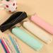 Spring Saving Clearance Mini Pencil Bag School Supplies Pencil Case Solid Color Pencil Storage Bag Candy Color Pencil Case