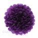 5 Pcs Tissue Paper Pompoms Flower Garland Wedding Decoration DIY Paper Flowers Ball Baby Shower Birthday Party Decoration purple 10 inches 25cm