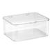 Desk Storage Box Office Desk Makeup Storage Box with Drawers Multifunctional Organiser Desktop Storage Box for School Home Office (Transparent)