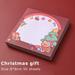 Sueyeuwdi Stickers Wallpaper 50 Pieces Funny Christmas Notepads Santa Notepads Christmas Sticky Notes Memo Pads for Christmas Holidays Decoration Present 12*9*1cm